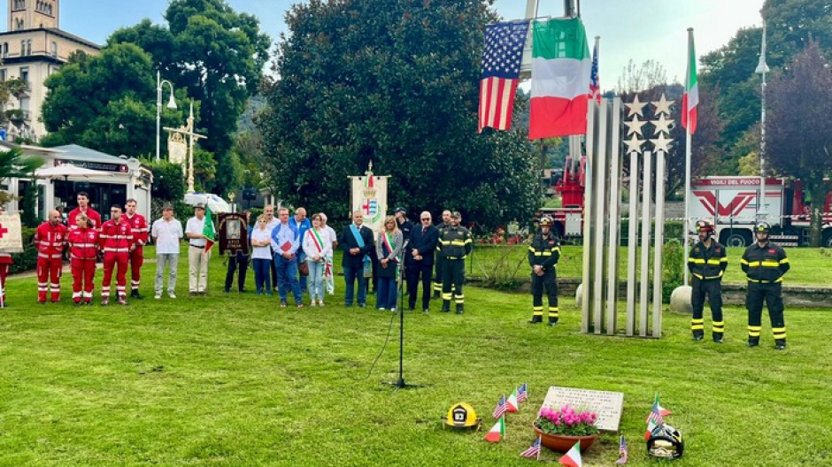 L’omaggio di Stresa alle vittime dell’11 settembre