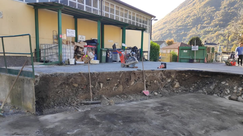 Crevoladossola, al via i lavori di ampliamento dell'ecocentro: chiusura lunedì 