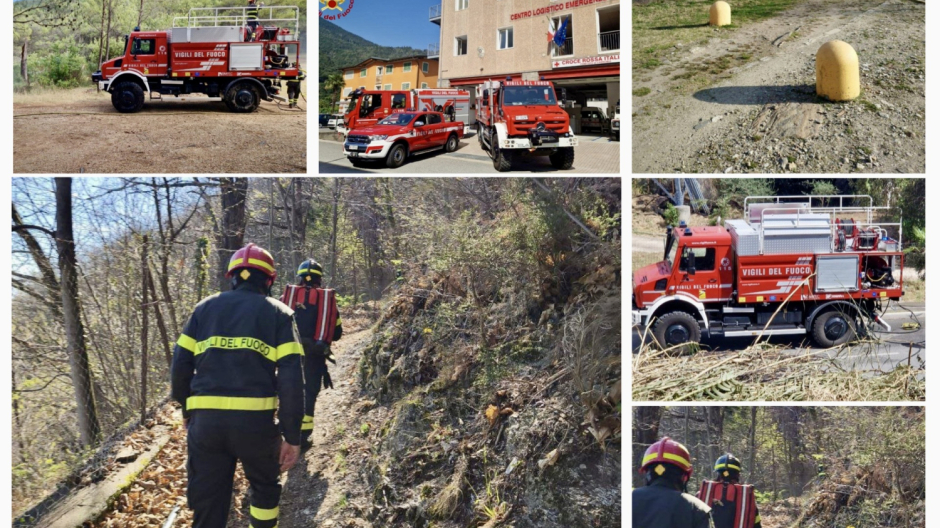 Vari interventi dei vigili del fuoco Vco per persone in difficoltà sui sentieri