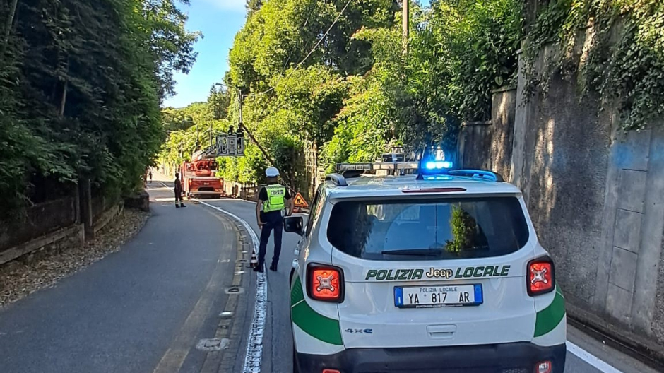 Incidente notturno sulla litoranea: danneggiato un palo della luce